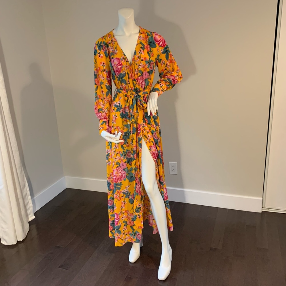 Stunning Flower print maxi dress by Bik Bok.
